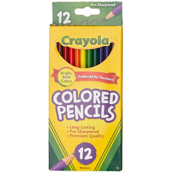 Colored Pencils (12 Pencils Pack)