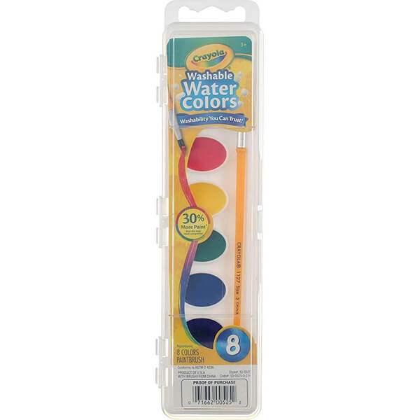  Water Color Paints (8 Pcs)