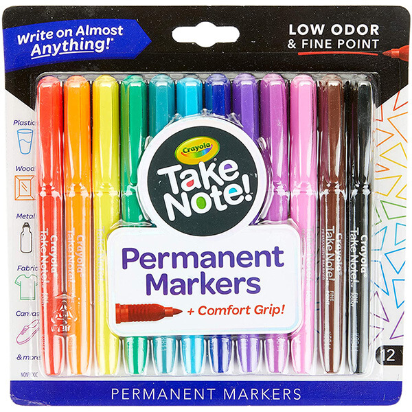 Markers Fine Tip (12 Pack)