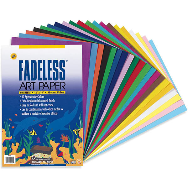  Colored Papers (12 Assorted Colors)