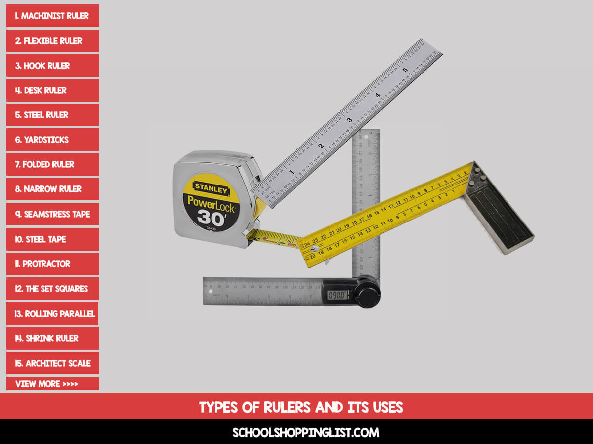 17 Types Of Rulers Uses With Examples