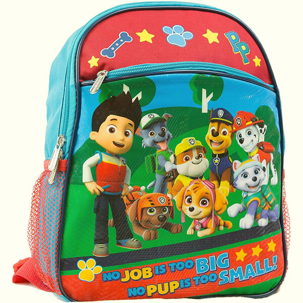 Paw Patrol Toddler Backpack With 8 Paw Patrol Characters