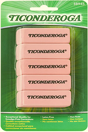 Ticonderoga Pink Eraser