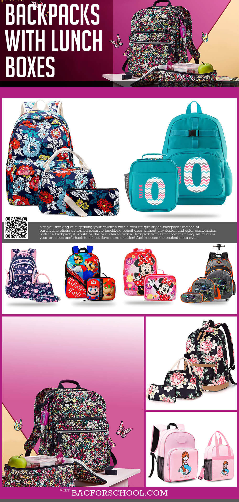 Backpacks With Lunch Boxes