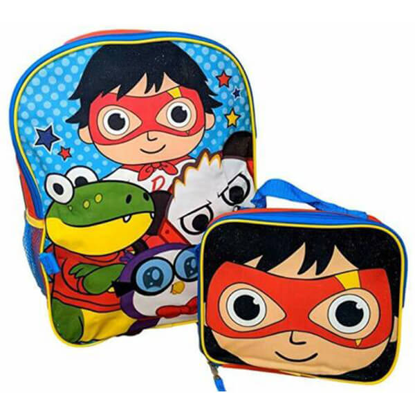 Superhero Ryan’s World Backpack with Lunch Box