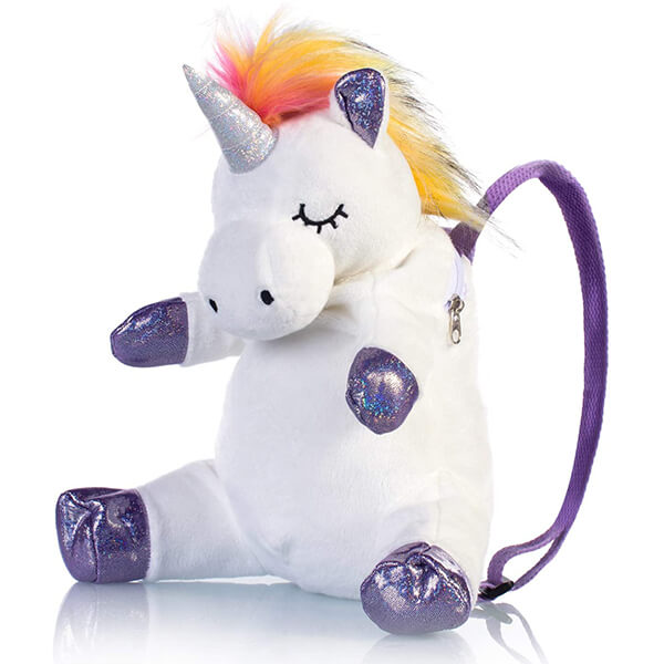 Plush 3D Unicorn Mini Backpack