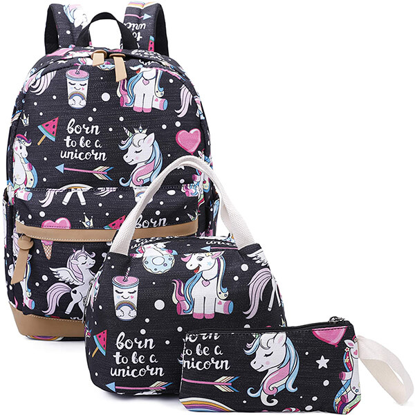 Born to Be a Unicorn Characters Backpack