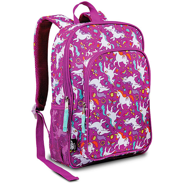 Multi-color Hair & Tail Unicorn Backpack