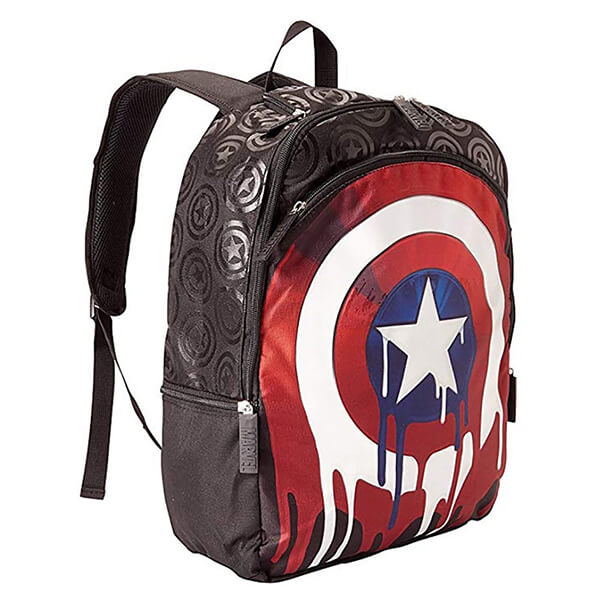 marvel classic captain america shield backpack