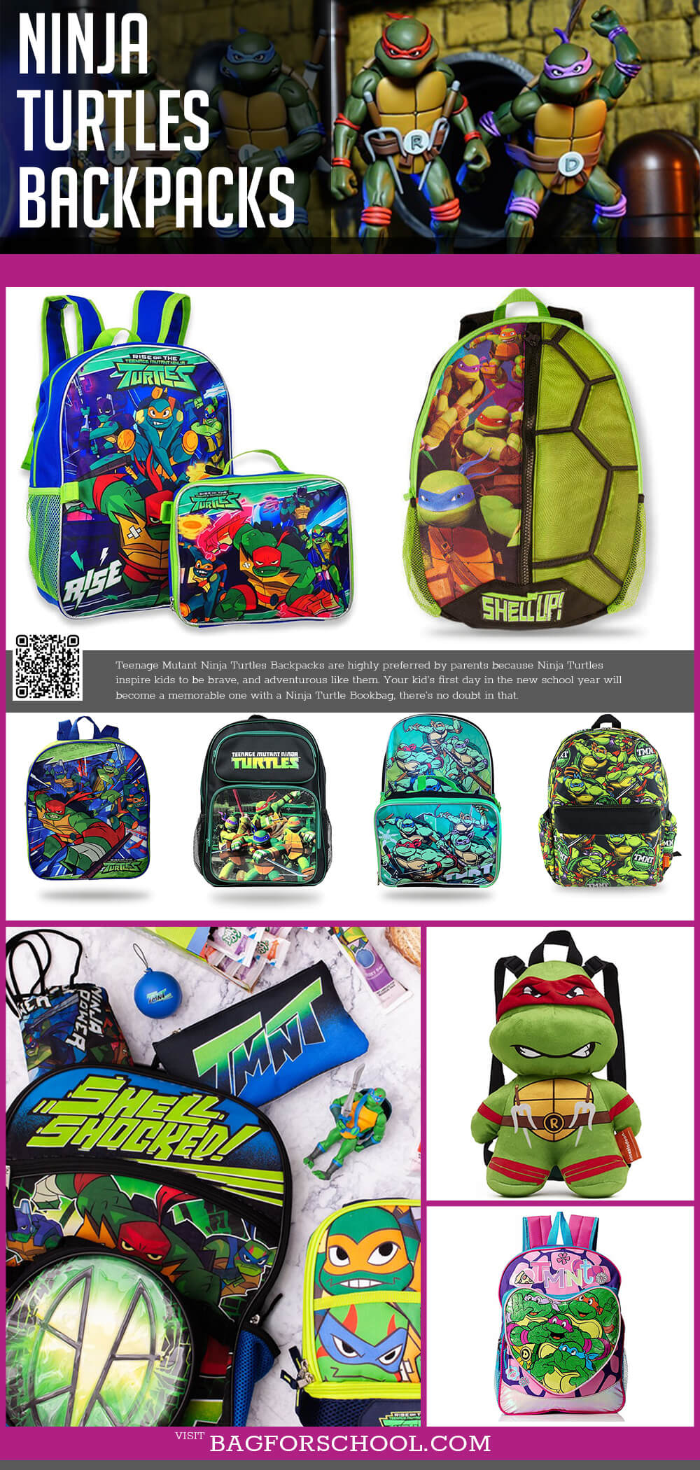 Ninja Turtles Backpacks