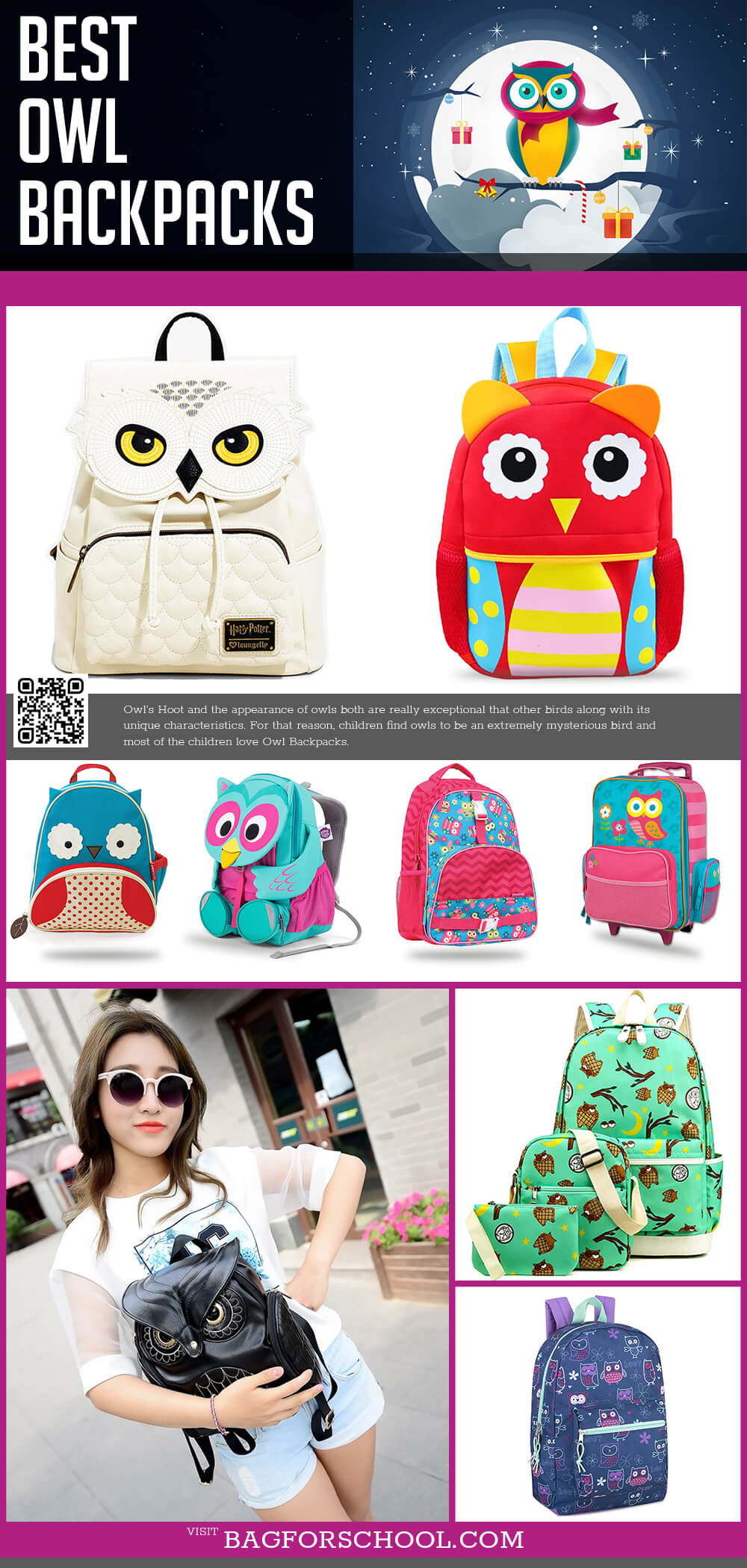 Owl Backpacks