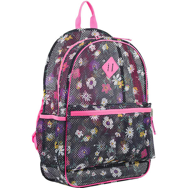 Cute Flowers Girls Mesh Backpack