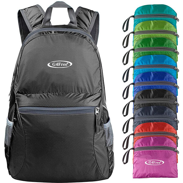 Minimalist Packable Foldable Nylon Backpack