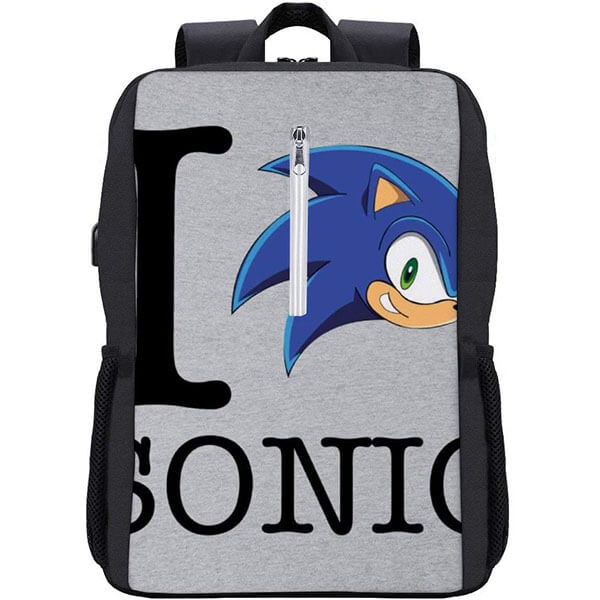Front Zipper Multi Spacious Pocket Sonic Backpack