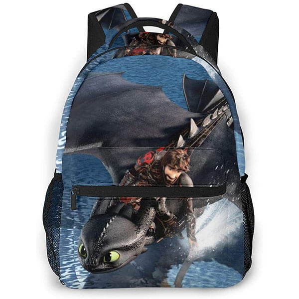 Adorable Hiccup-Toothless Friendship Backpack