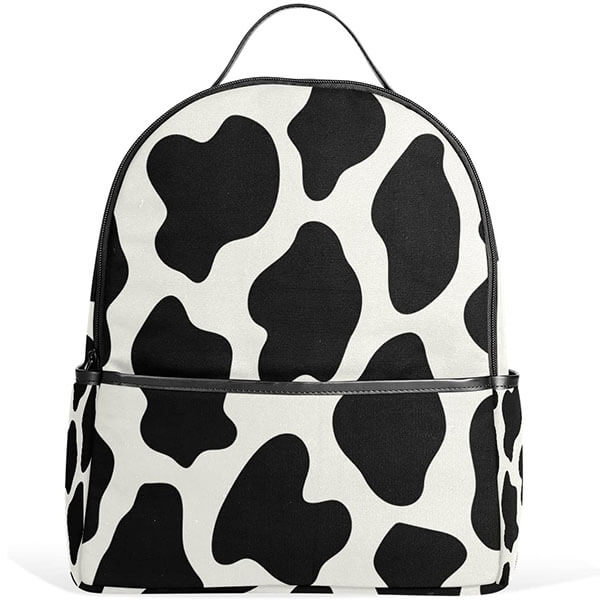Animal Cow Print Polyester Backpack