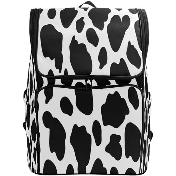 Chiffon Cow Print Backpack