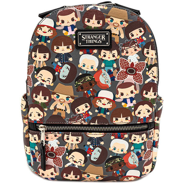 Faux Leather Brown Stranger Things Backpacks