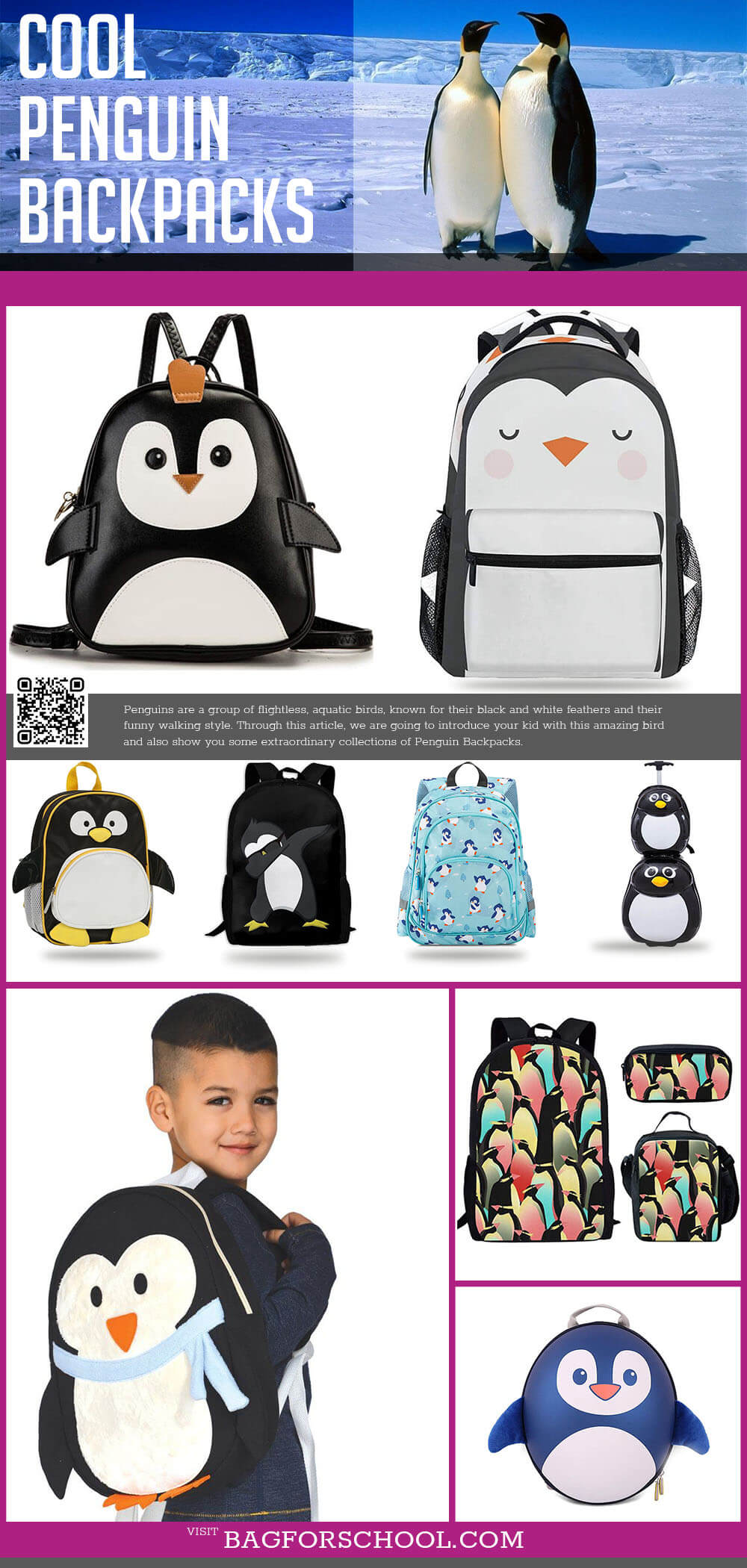 penguin backpacks