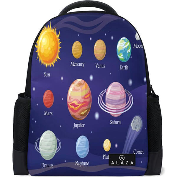 Cute Solar System Durable Backpack