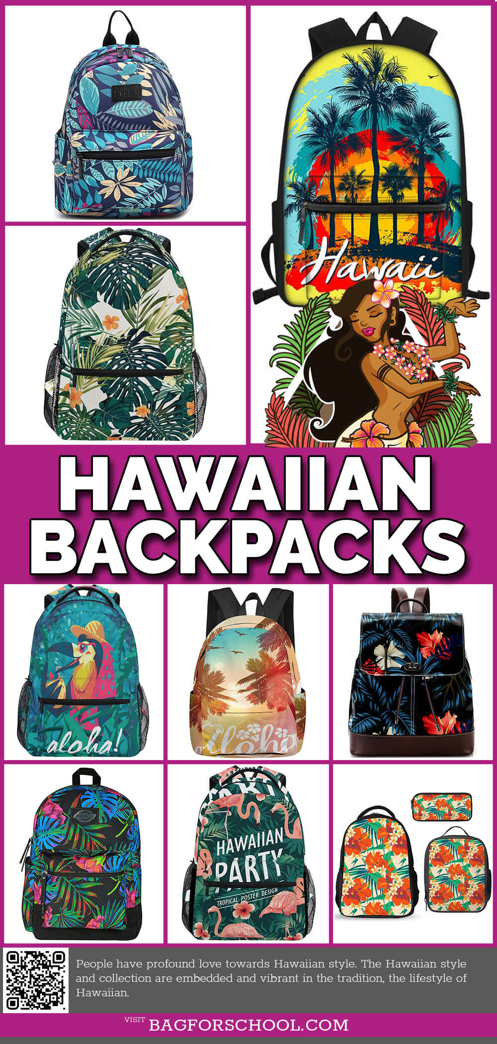Hawaiian Backpacks 