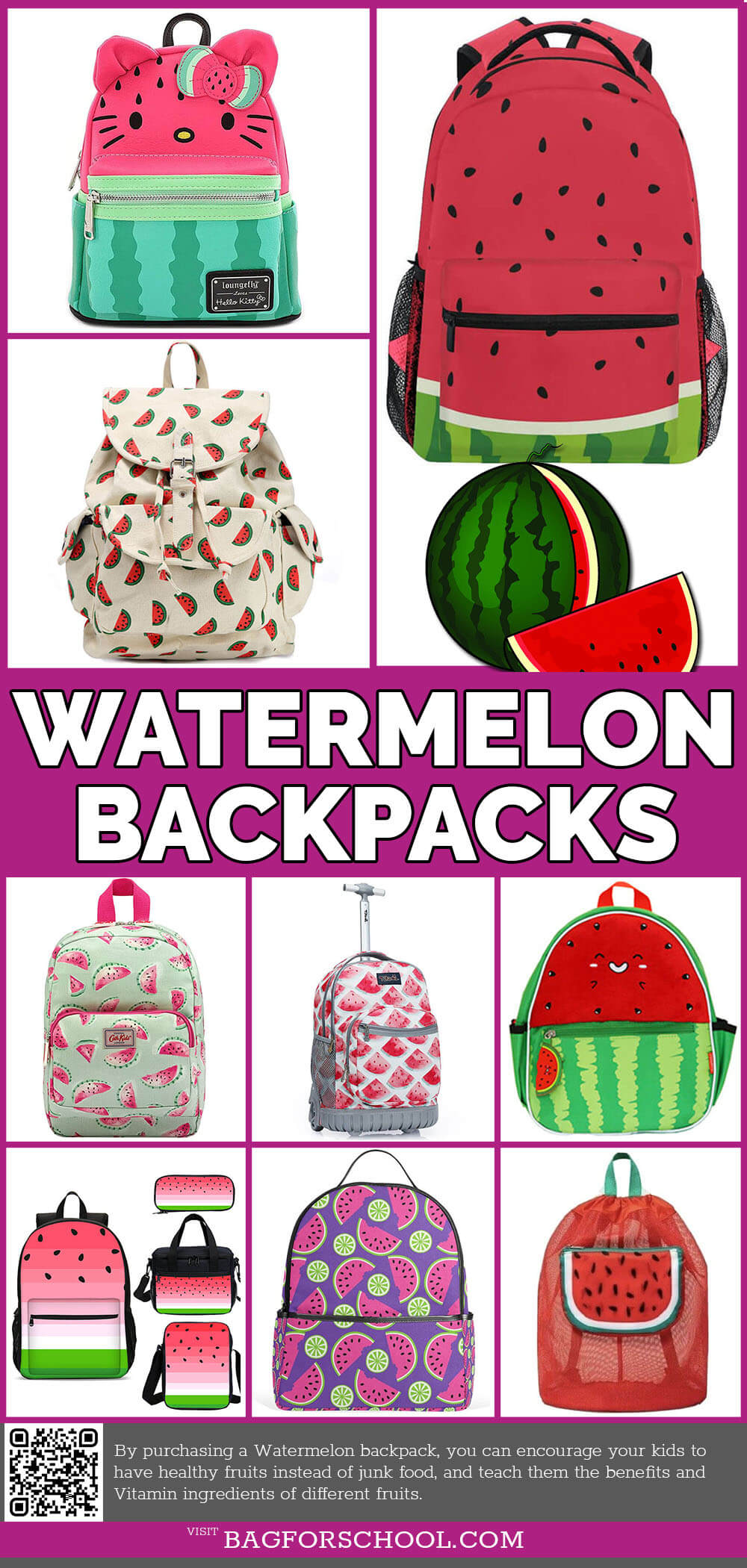 Watermelon Backpacks