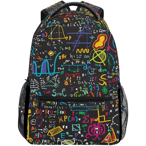 Large Geometric Backpack for School