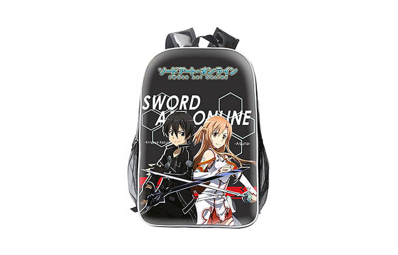 SAO Kirito And Asuna School Backpack Lightweight Laptop Bag For Girls Boys 